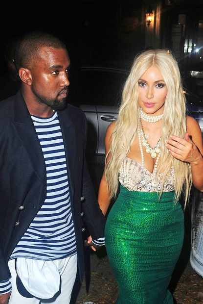 Kim Kardashian and Kanye West as a Mermaid and Sailor