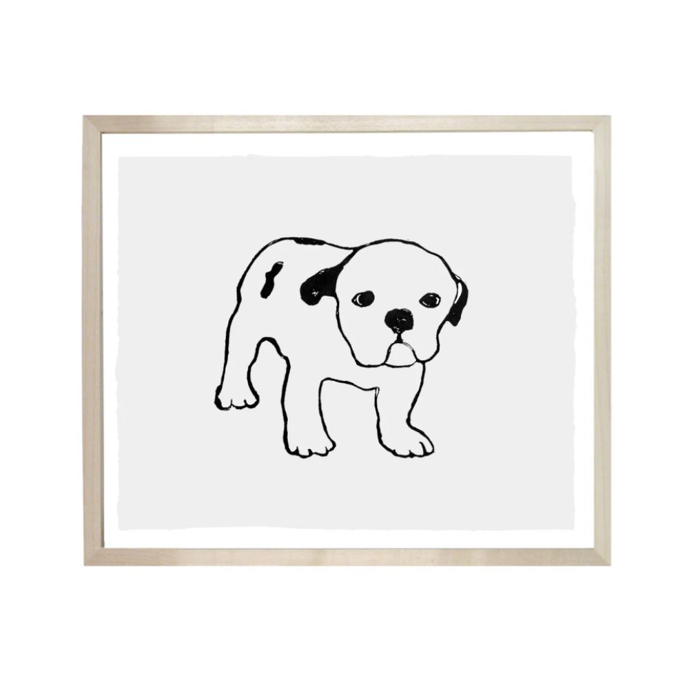 Hugo Guinness bulldog print