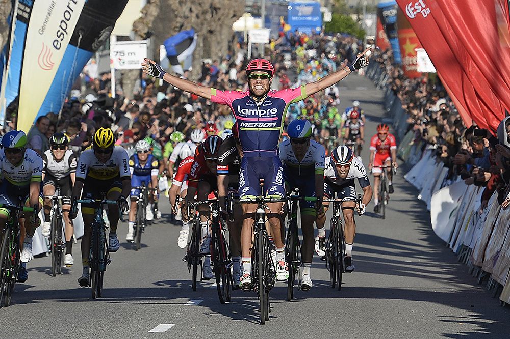 Davide Cimolai (Ita) Lampre - Merida wins stage 6 at Volta a Catalunya