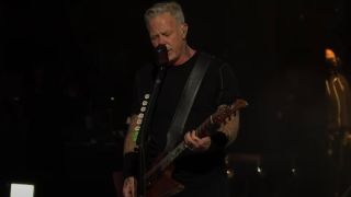 Metallica on stage 