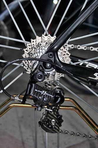 The new Super Record rear derailleur