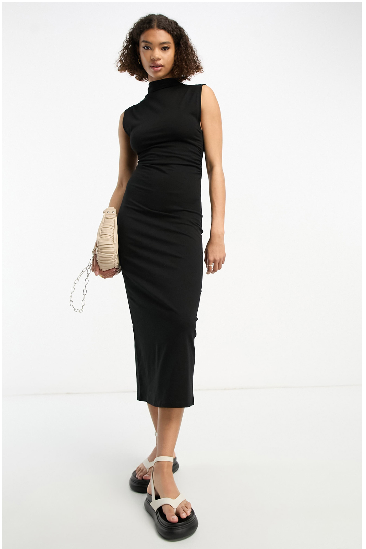 Asos Design Jersey Sheath Dress