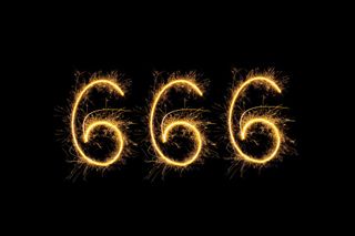 The string of numbers 666 is often seen as evil and associated with the devil.