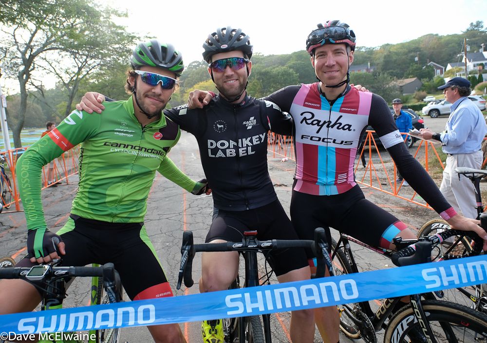 Curtis White (Cannondale), Tobin Ortenblad (Santa Cruz/Donkey Label), and Jeremy Powers (Aspire Racing) were the first three call-ups to the line.