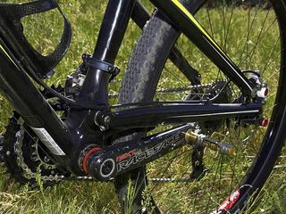 Scott uses carbon for nearly everything on the Spark from the chain stays…