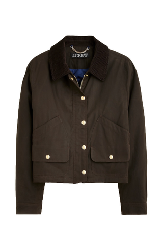 J.Crew Short Barn Jacket™ in English Ripstop Cotton (Was $248) 