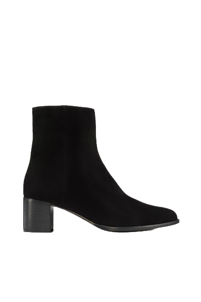 Margaux, The Downtown Boot - Black Suede