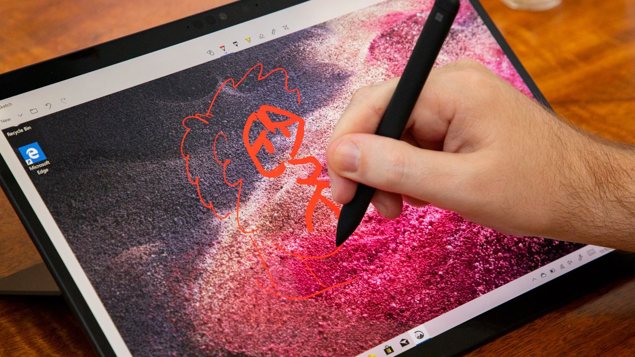 The Surface Pro X feels just as pleasing and accurate to doodle and draw with.