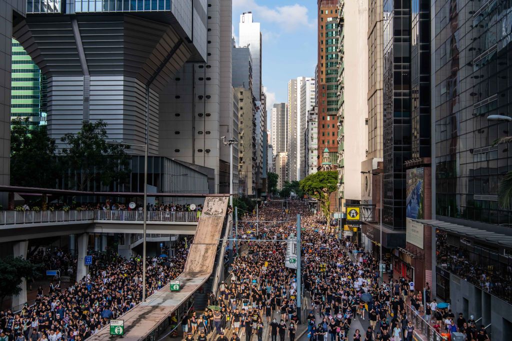 Hong Kong protests.