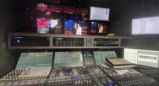 Lawo console in Studio Berlin OB truck