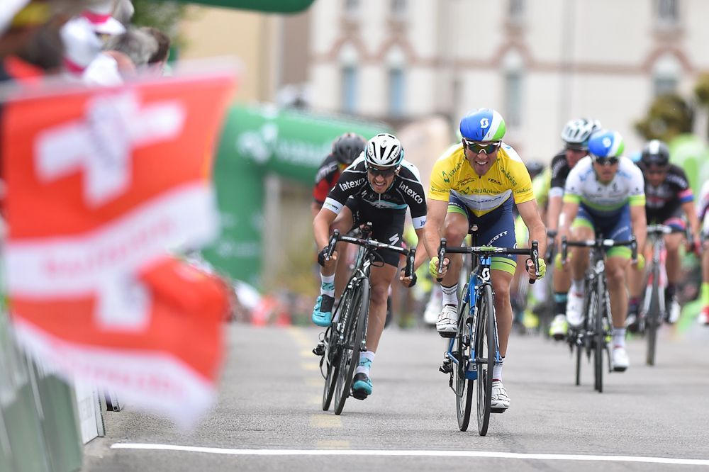 Michael Albasini (Orica-Greenedge) wins stage 3 in Romandie.