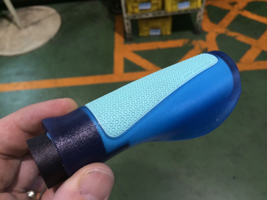 It can produce multi-density and multi material grips like this one