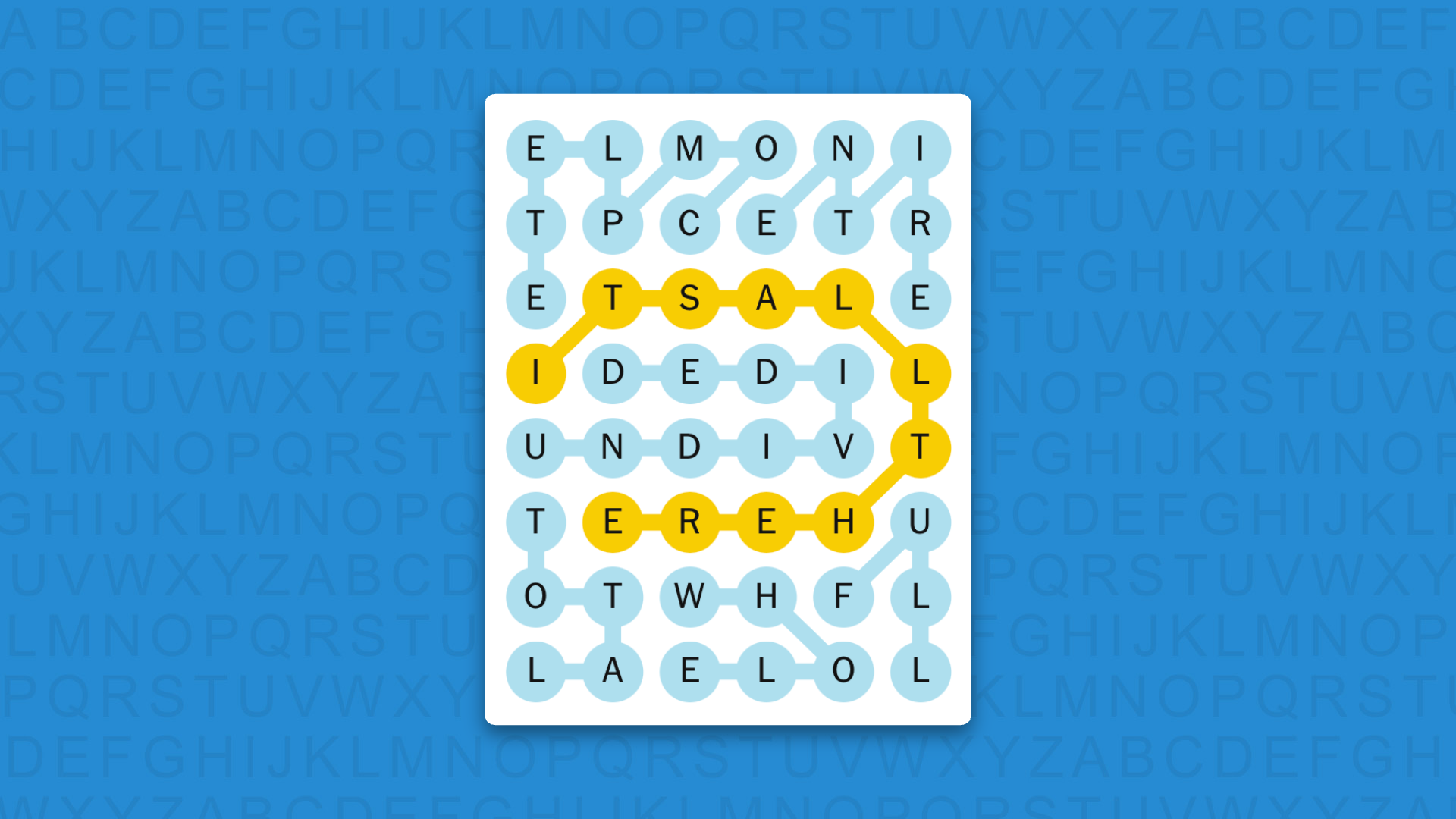 NYT Strands answers for game 877 on a blue background