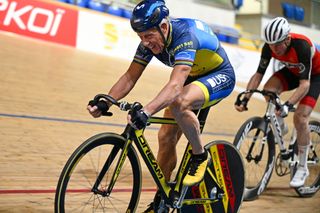 Geoff Cooke at Derby Velodrome