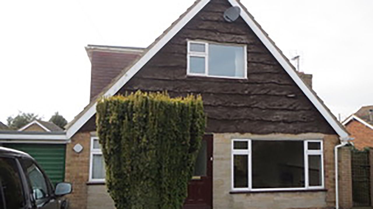 1970s house renovation waney edge timber cladding