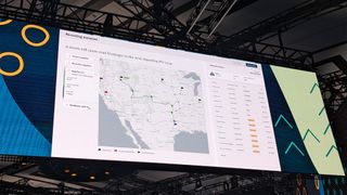 NetSuite AI demonstration at SuiteWorld 2023.
