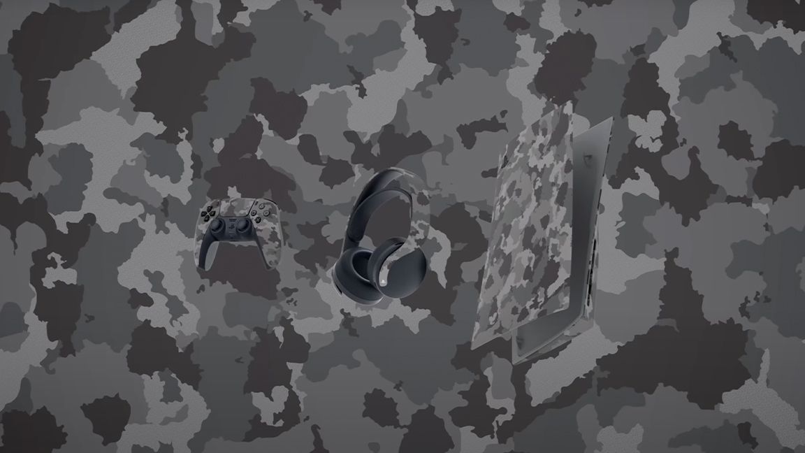 PS5 Gray Camouflage Collection