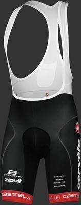 The Aero Race bibshort has an open chest and Y-back bibs to keep straps from falling down.