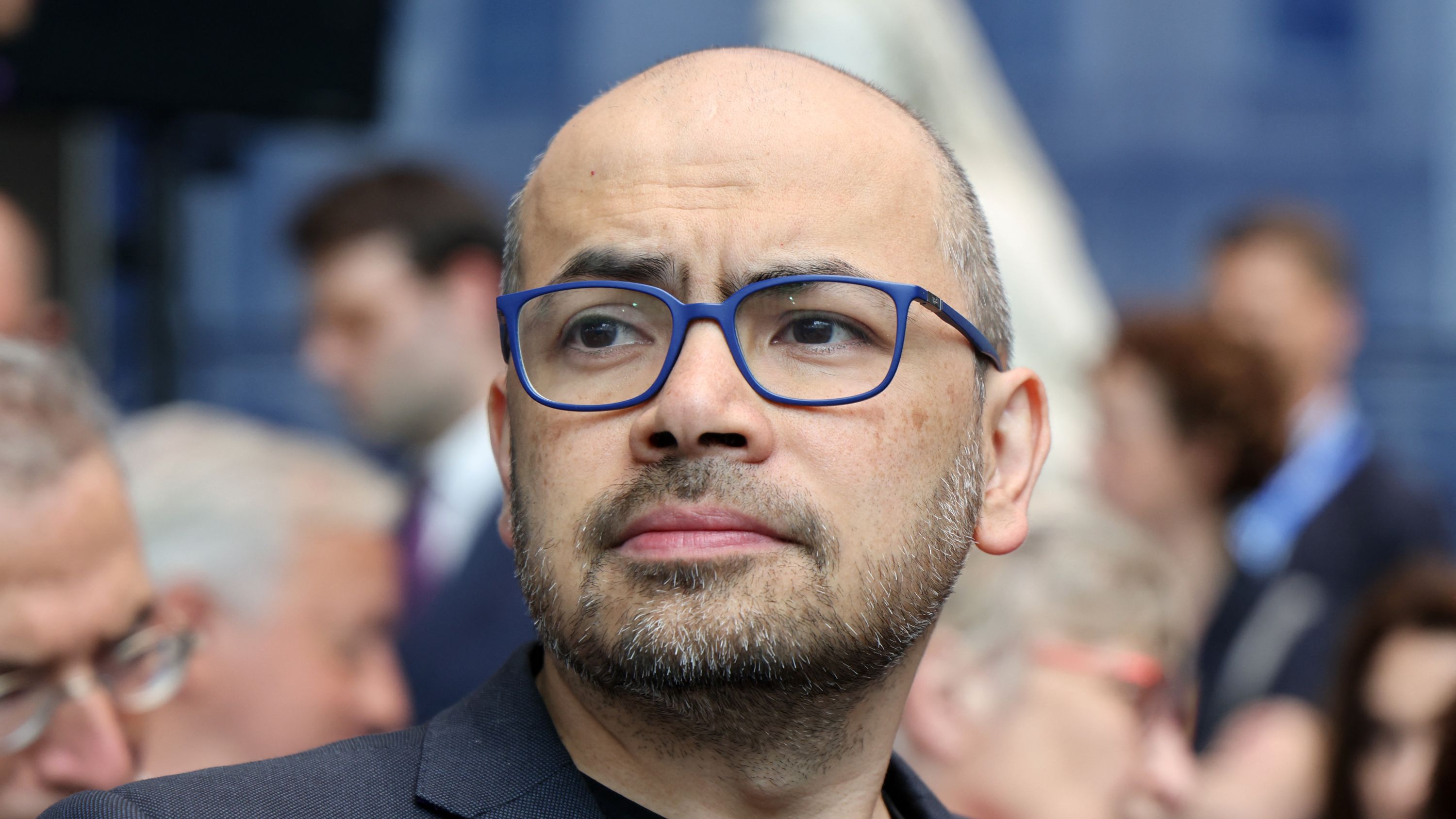 CEO of DeepMind Technologies Demis Hassabis attend an AI summit at Imperial College London, in central London on July 9, 2025.