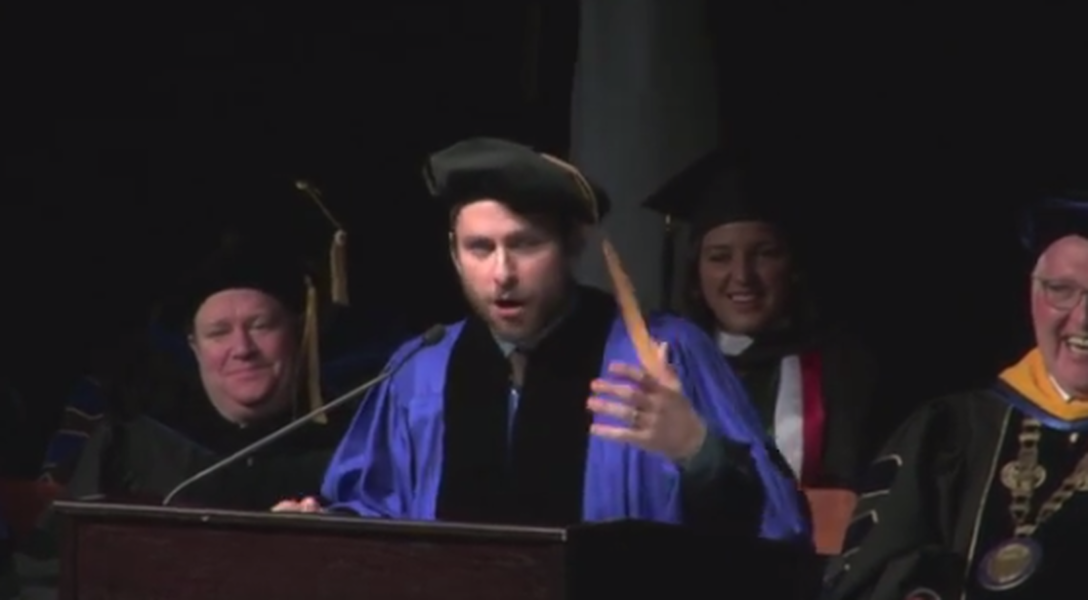 It&amp;#039;s Always Sunny in Philadelphia star Charlie Day&amp;#039;s hilarious commencement address proves graduation speeches aren&amp;#039;t useless