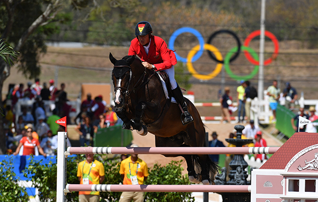 Christian Ahlmann (GER) riding Taloubet Z at the Rio Olympics