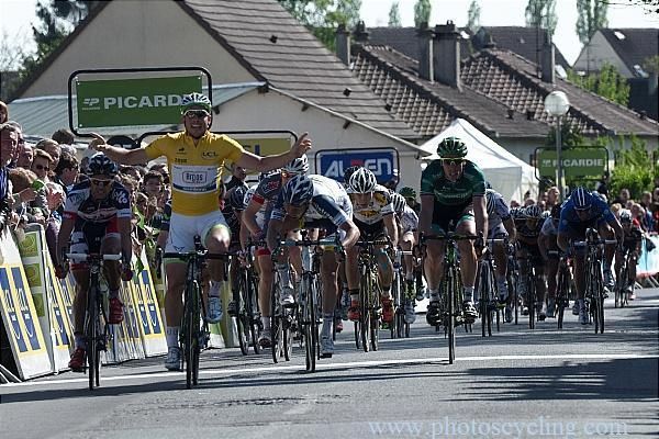 John Degenkolb (Argos-Shimano) celebratres winning stage three at the Tour de Picardie