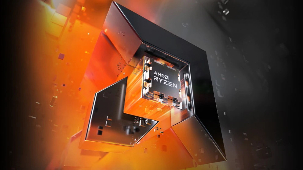 Imagem promocional da CPU AMD Ryzen