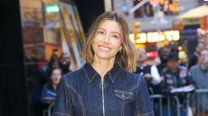 Jessica Biel in denim