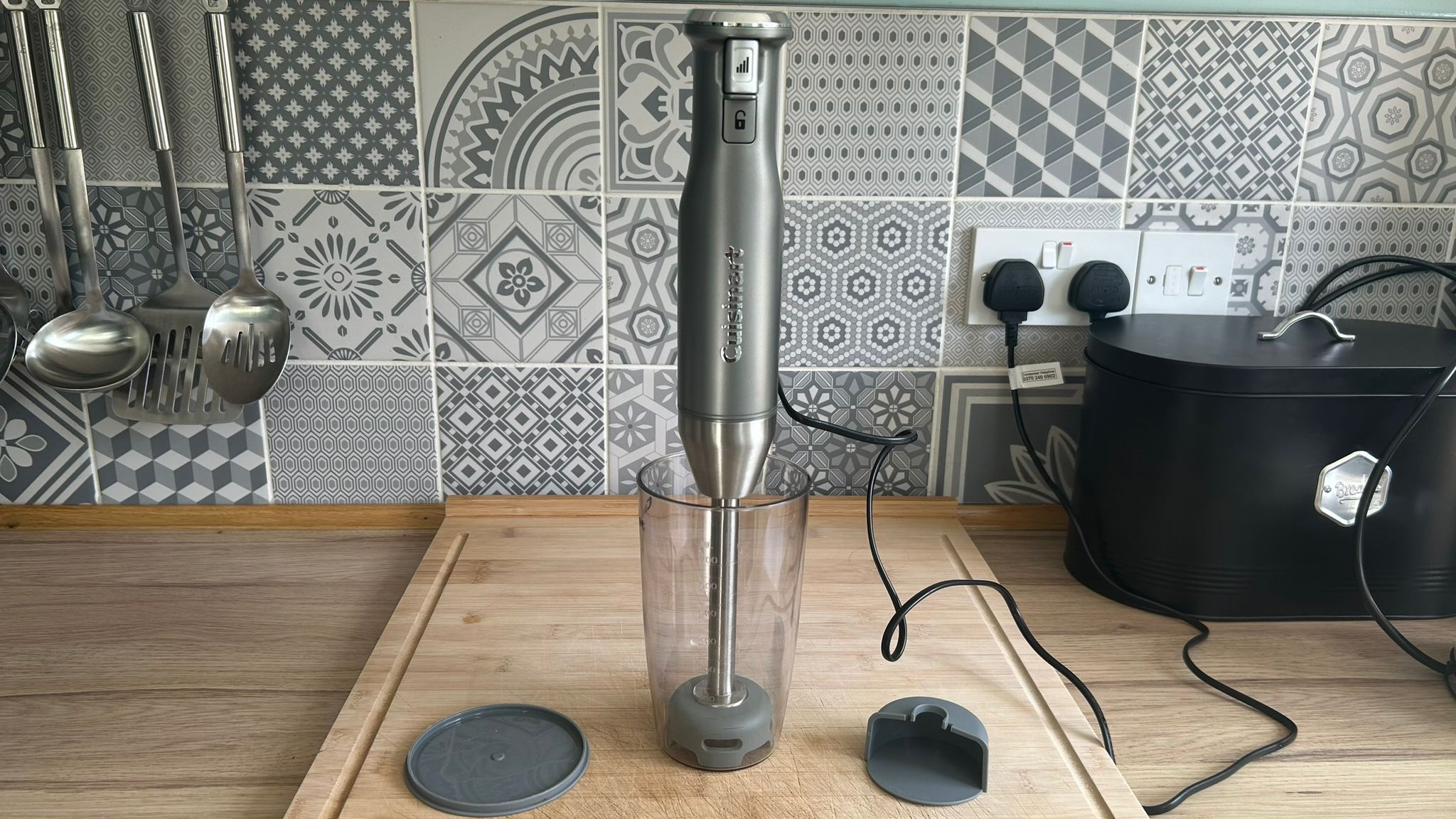Cuisinart Power Blend Immersion Blender in blending cup