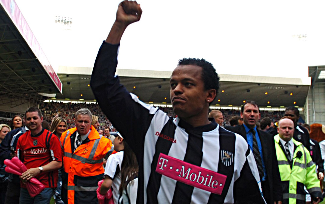 Robbie Earnshaw during his time at West Brom