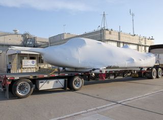 NASA's Dryden Flight Research Center welcomes SNC's Dream Chaser engineering test article for a flight test program in collaboration with NASA's Commercial Crew Program this summer. Image released May 15, 2013.