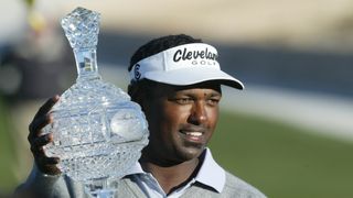Vijay Singh in 2004 after his win at the Pebble Beach Pro-Am