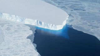 The Thwaites Glacier in Antarctica is sometimes called the Doomsday Glacier as its collapse could destabilize other glaciers in West Antarctica, leading to potential 10 feet (3 meters) sea level rise.