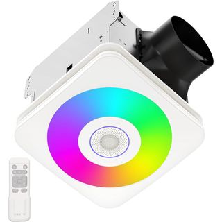 bathroom ceiling extract fan with lights and Bluetooth speaker