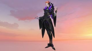 A portrait of the Overwatch 2 character Moira