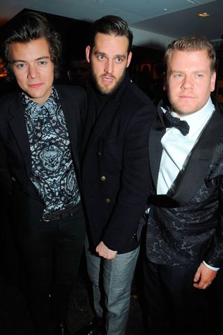 Harry Styles and James Corden