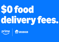 Free GrubHub Plus and Prime Video with Amazon Prime