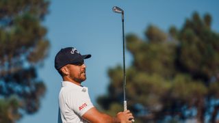 Xander Schauffele using his Callaway Apex TCB irons