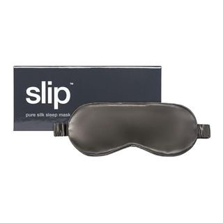 Slip Silk Sleep Mask, Charcoal (one Size) - 100% Pure Mulberry 22 Momme Silk Eye Mask - Comfortable Sleeping Mask With Elastic Band + Pure Silk Filler and Internal Liner