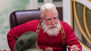 Tim Allen in full Santa getup in The Santa Clauses