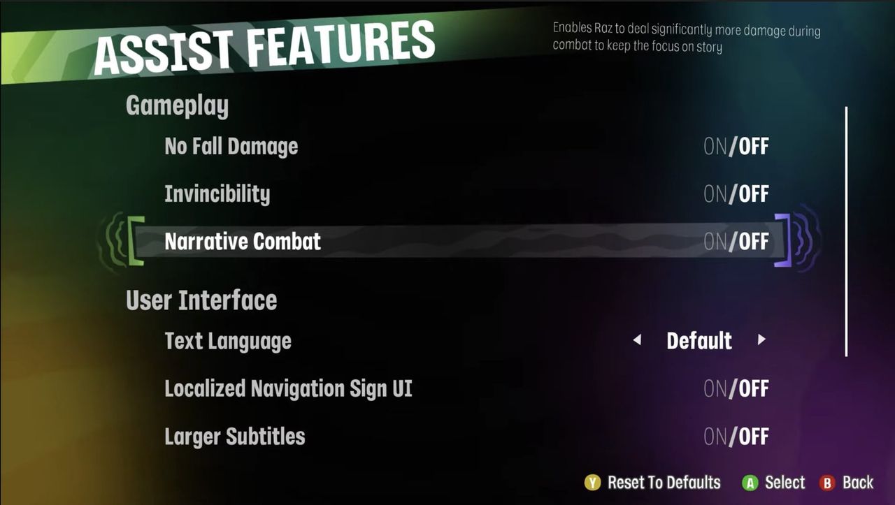 Psychonauts 2 Accessibility Image