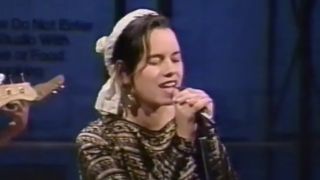 Natalie Merchant performing with 10,000 Maniacs on Late Night with David Letterman