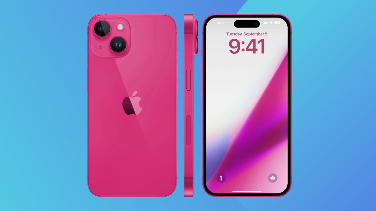 The pink iPhone 13 is real, but I liked the fan art better than Apple's  version - CNET