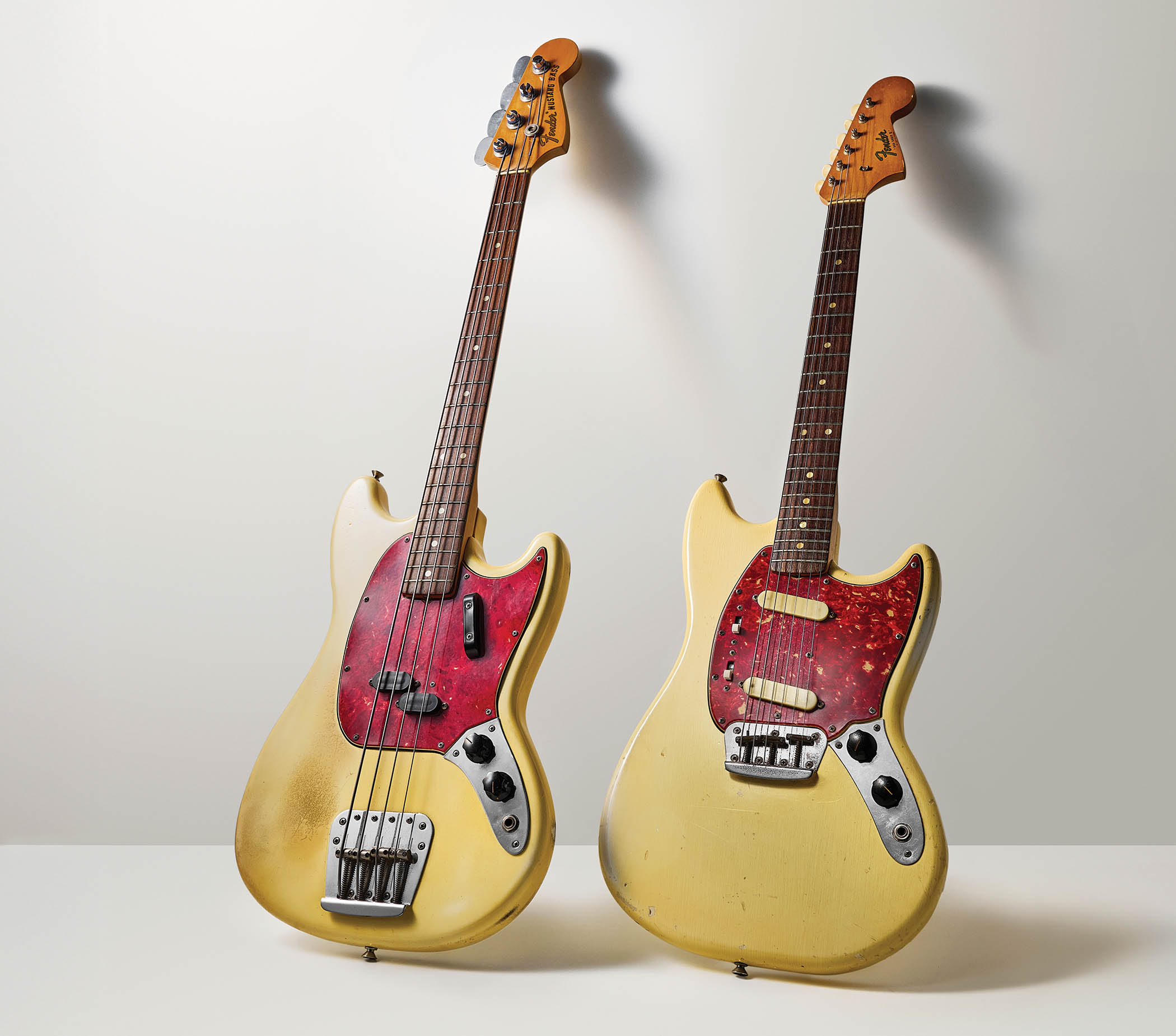 1965 Fender Duo-Sonic II and 1967 Fender Mustang Bass