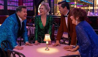 James Corden, Nicole Kidman, Andrew Rannells and Meryl Streep in Prom