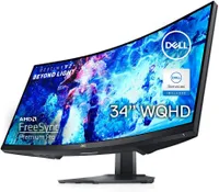 Dell 34-inch 1440p Curved Gaming Monitor: $499 $389 @ Amazon