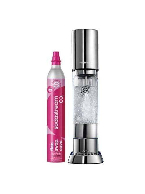 Sodastream Enso Sparkling Water Maker, Stainless Steel, Silver