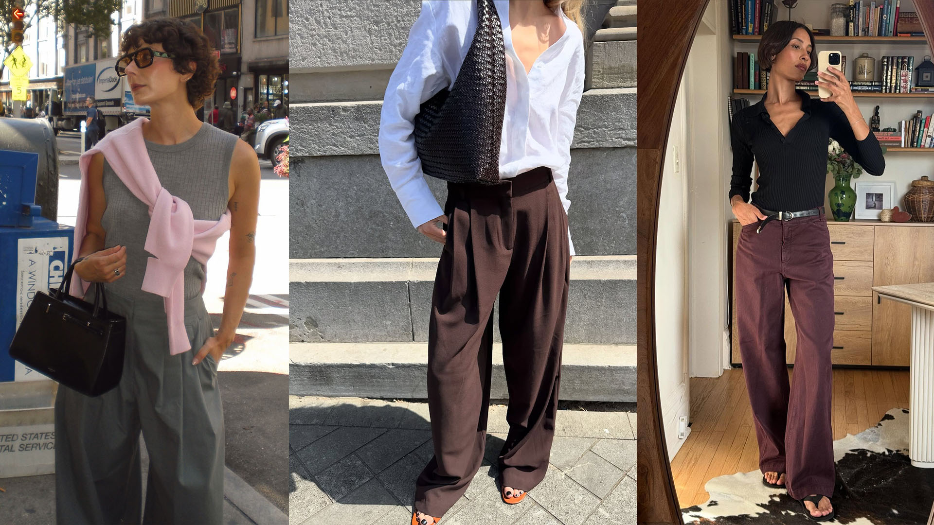 Woman wearing fall outfits 