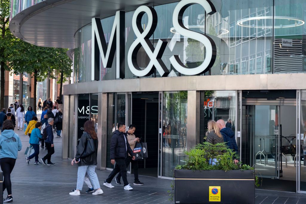 Marks and Spencer shopfront in Liverpool