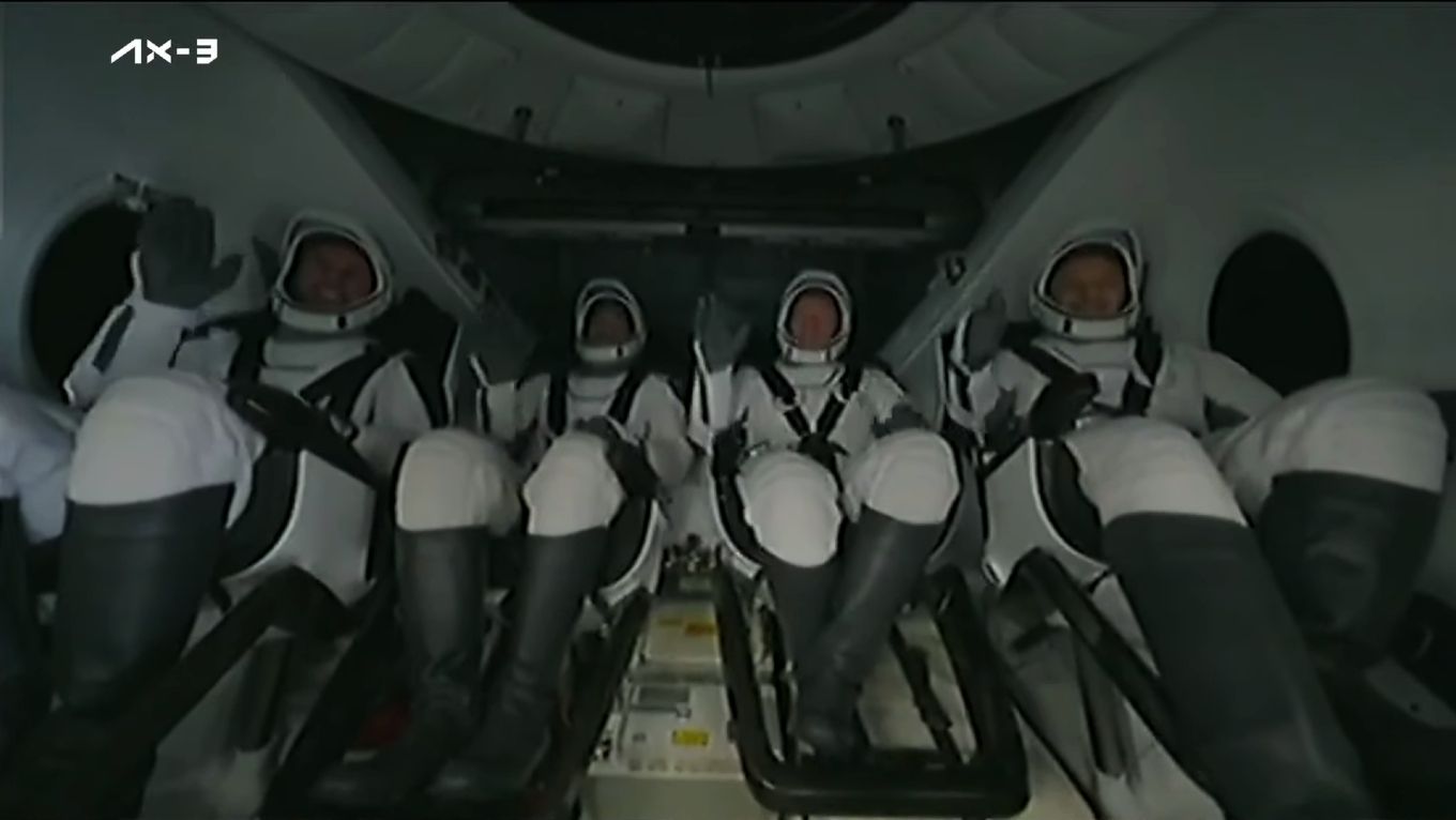 Axiom Space Ax-3 private spaceflight with SpaceX: Mission updates | Space